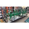 Image 2 : GREY METAL MOBILE STACK RACK OF 2 GREENLEE 668 CONDUIT AND PIPE RACKS