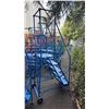 Image 1 : CANWAY 5H-20 HEAVY DUTY BLUE 5 STEP NARROW MOBILE WAREHOUSE STAIRS WITH 20" X 15" PLATFORM