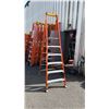 Image 1 : ALLRIGHT HEAVY DUTY 6' ORANGE CARBON FIBER INDUSTRIAL PLATFORM LADDER