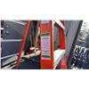 Image 2 : ALLRIGHT HEAVY DUTY 6' ORANGE CARBON FIBER INDUSTRIAL PLATFORM LADDER
