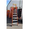 Image 1 : ALLRIGHT HEAVY DUTY 6' ORANGE CARBON FIBER INDUSTRIAL PLATFORM LADDER