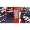 Image 2 : ALLRIGHT HEAVY DUTY 4' ORANGE CARBON FIBER INDUSTRIAL PLATFORM LADDER
