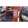 Image 2 : ALLRIGHT HEAVY DUTY 4' ORANGE CARBON FIBER INDUSTRIAL PLATFORM LADDER