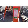 Image 2 : ALLRIGHT HEAVY DUTY 4' ORANGE CARBON FIBER INDUSTRIAL PLATFORM LADDER