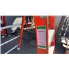 Image 2 : ALLRIGHT HEAVY DUTY 4' ORANGE CARBON FIBER INDUSTRIAL PLATFORM LADDER