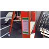 Image 2 : ALLRIGHT HEAVY DUTY 4' ORANGE CARBON FIBER INDUSTRIAL PLATFORM LADDER