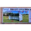 Image 3 : SKLP SK-S2012, 20' X 12' PORTABLE LIVESTOCK SHELTER/STORAGE SHED *IN WOODEN CRATE*