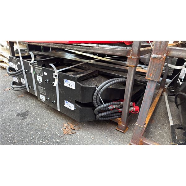 SF60 SKID STEER HYDRAULIC SIDE SHIFT FORK ATTACHMENT SET
