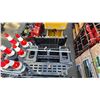 Image 1 : GIYI GY-DHC HYDRAULIC SKID STEER PALLET FORK ATTACHMENT SET WITH RACK & PAIR OF 60" FORKS