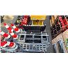 Image 1 : GIYI GY-DHC HYDRAULIC SKID STEER PALLET FORK ATTACHMENT SET WITH RACK & PAIR OF 60" FORKS