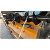 Image 3 : GIYI C-SM LXZ SKID STEER HYDRAULIC AUGER ATTACHMENT SET WITH 3 BITS- 8", 12" & 16"