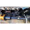 Image 3 : GIYI C-10 MINI EXCAVATOR ATTACHMENT SET- 2 BUCKETS, GRABBER, RAKE, RIPPER, QUICK CONNECT, AUGER &