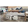 Image 1 : MJ6123/MJ-45 INDUSTRIAL GRADE SLIDING TABLE PANEL SAW WITH CUSTOM BUILT WOOD TABLE EXTENSION