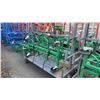 Image 1 : GREY METAL MOBILE STACK RACK OF 2 GREENLEE 668 CONDUIT AND PIPE RACKS