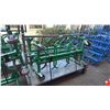 Image 1 : GREY METAL MOBILE STACK RACK OF 2 GREENLEE 668 CONDUIT AND PIPE RACKS