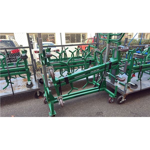2 UNIT OF HEAVY DUTY GREENLEE 553 BENT-CONDUIT CART