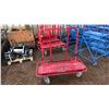 Image 1 : ULINE TURNER RED METAL HEAVY DUTY DRYWALL CART