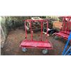 Image 1 : ULINE TURNER RED METAL HEAVY DUTY DRYWALL CART