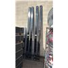 Image 1 : PAIR OF BLACK 10FT FORKLIFT FORK EXTENSIONS