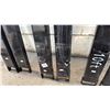 Image 2 : PAIR OF BLACK 6FT FORKLIFT FORK EXTENSIONS