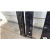 Image 2 : PAIR OF BLACK 6FT FORKLIFT FORK EXTENSIONS