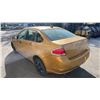 Image 2 : 2009 FORD FOCUS SE, 4DRSD, YELLOW, VIN 1FAHP35N89W136994,