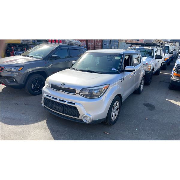 2016 KIA SOUL GDI, 4DRSW, GREY, VIN KNDJN2A24G7819872,