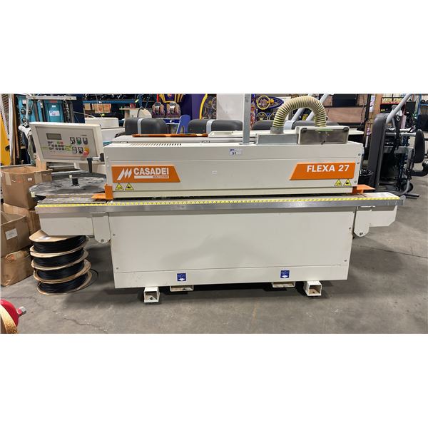CASADEI MACCHINE FLEXA 27 HEAVY DUTY INDUSTRIAL AUTOMATIC EDGE BANDING MACHINE WITH DIGITAL DISPLAY,
