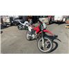 Image 4 : 2014 HONDA XR 250 DUAL SPORT BIKE, RED, VIN 9C2MD3400ER512511,