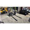 Image 1 : AGT INDUSTRIAL SAII100 SKID STEER PALLET FORK ATTACHMENT WITH 48" FORKS