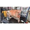 Image 1 : CROWN 12S ORANGE SN# 3A9S17M13B1168013 SINGLE AXLE ELECTRIC INDUSTRIAL PNEUMATIC TIRE CEMENT MIXER