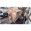 Image 3 : CROWN 12S ORANGE SN# 3A9S17M13B1168013 SINGLE AXLE ELECTRIC INDUSTRIAL PNEUMATIC TIRE CEMENT MIXER