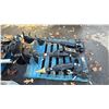 Image 3 : PALLET OF 3 HYDRAULIC MINI SKID STEER DRILL ATTACHMENTS
