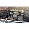 Image 2 : PALLET OF 3 HYDRAULIC MINI SKID STEER DRILL ATTACHMENTS