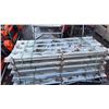 Image 2 : 5 STACK OF APPROX 250PCS 3' X 8' WHITE GALVALUME STEEL ROOFING SHEETS