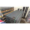 Image 1 : PALLET OF 12 HEAVY DUTY INDUSTRIAL 47" X 95" PLASTIC CONSTRUCTION SITE ROADBED PROTECTION MATS