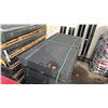 Image 1 : PALLET OF 12 HEAVY DUTY INDUSTRIAL 47" X 95" PLASTIC CONSTRUCTION SITE ROADBED PROTECTION MATS