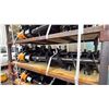 Image 2 : GIYI C-10 MINI EXCAVATOR ATTACHMENT SET- 2 BUCKETS, GRABBER, RAKE, RIPPER, QUICK CONNECT, AUGER &