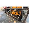 Image 2 : GIYI P680 YELLOW 67" HYDRAULIC INDUSTRIAL SKID STEER BREAKER ATTACHMENT WITH TOOLBOX & BIT