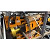 Image 1 : GIYI P680 YELLOW 67" HYDRAULIC INDUSTRIAL SKID STEER BREAKER ATTACHMENT WITH TOOLBOX & BIT