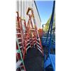 Image 2 : WERNER PODIUM 6' ORANGE CARBON FIBER INDUSTRIAL PLATFORM LADDER