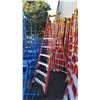 Image 1 : WERNER PODIUM 6' ORANGE CARBON FIBER INDUSTRIAL PLATFORM LADDER