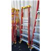 Image 1 : WERNER PODIUM MAX 4' ORANGE CARBON FIBER INDUSTRIAL PLATFORM LADDER