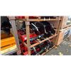 Image 2 : GIYI RED SKID STEER HYDRAULIC AUGER ATTACHMENT SET WITH 3 RODS