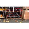 Image 1 : GIYI RED SKID STEER HYDRAULIC AUGER ATTACHMENT SET WITH 3 RODS