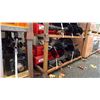 Image 2 : GIYI RED SKID STEER HYDRAULIC AUGER ATTACHMENT SET WITH 3 RODS