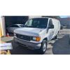 Image 1 : 2007 FORD E250 SUPERDUTY, VAN, WHITE, VIN 1FTNS24LX7DB46554,