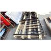 Image 2 : BLACK METAL INDUSTRIAL 37"W X 46"H FORKLIFT SAFETY CAGE