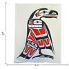 Image 2 : Ben Houstie 2002 Heiltsuk Raven Painting on Paper, Signed (11 x 14 in.)