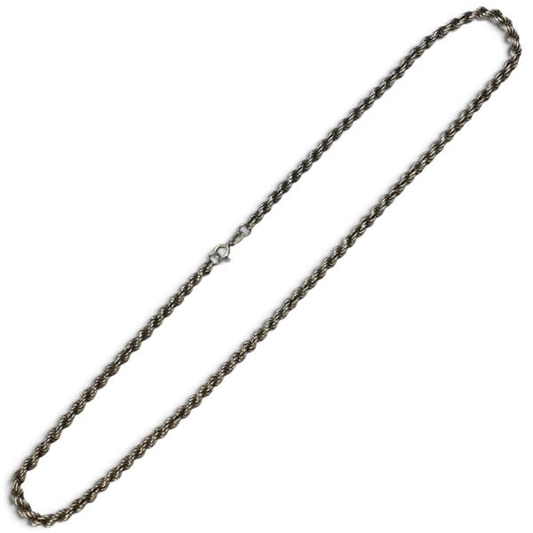 Sterling Silver 18" Rope Chain - 3.6mm thick * Total weight: 9.79 grams